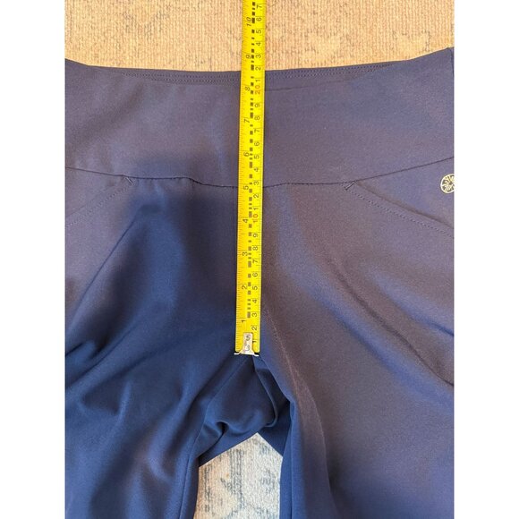 Lilly Pulitzer Luxletic Corso Navy Blue Golf Pants Size 0 Stretch Activewear - Picture 7 of 7